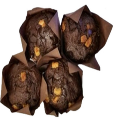 Muffins trois chocolats