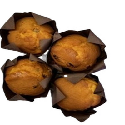 Muffins orange canneberges